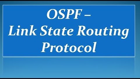 Introduction to OSPF – Link State Routing Protocol || [ENGLISH]