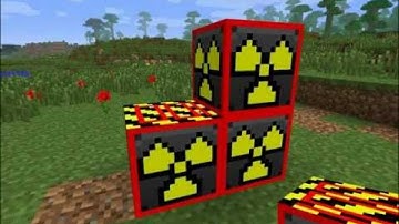 Minecraft Mega nuke, blowing up minecraft blocks with Explosives