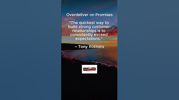 Overdeliver on Promises