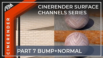 CineRender Surface Settings Series Part 7 Bump + Normal Channel in ARCHICAD