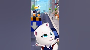 Best Funny Fails Talking Tom Gold Run Angela #09 Android iOS Gameplay #talkingtom #shorts #shortfeed