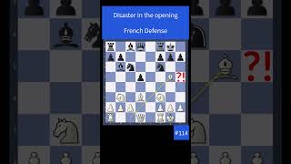 Disaster In The Opening - French Defense - 114 