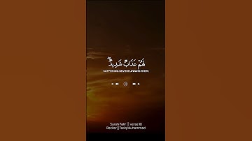 طارق محمد يتلو من سورة فاطر برواية حفص عن عاصم #اكسبلور #حالات_واتس #المصحف #لايك #دويتو #ترند