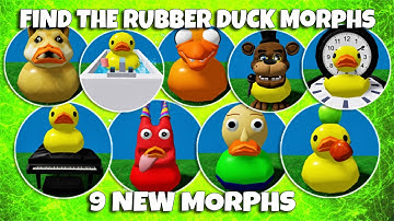 Find The Rubber Duck Morphs - 9 NEW Rubber Duck Morphs! [Huge House Map] Roblox