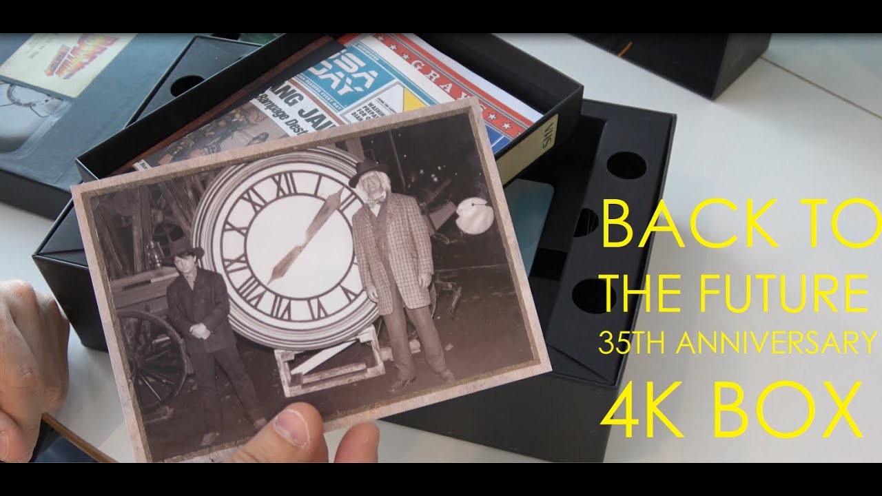 'Back to the Future' 4K Ultra HD unboxing YouTube
