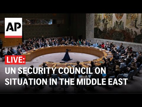 LIVE: UN Security Council discusses situation in Middle East