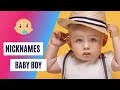 Cutest nicknames for baby boy 2023  baby boy names  newmumlife