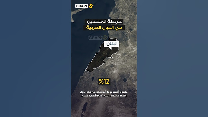 خريطة الملحدين في الدول العربية