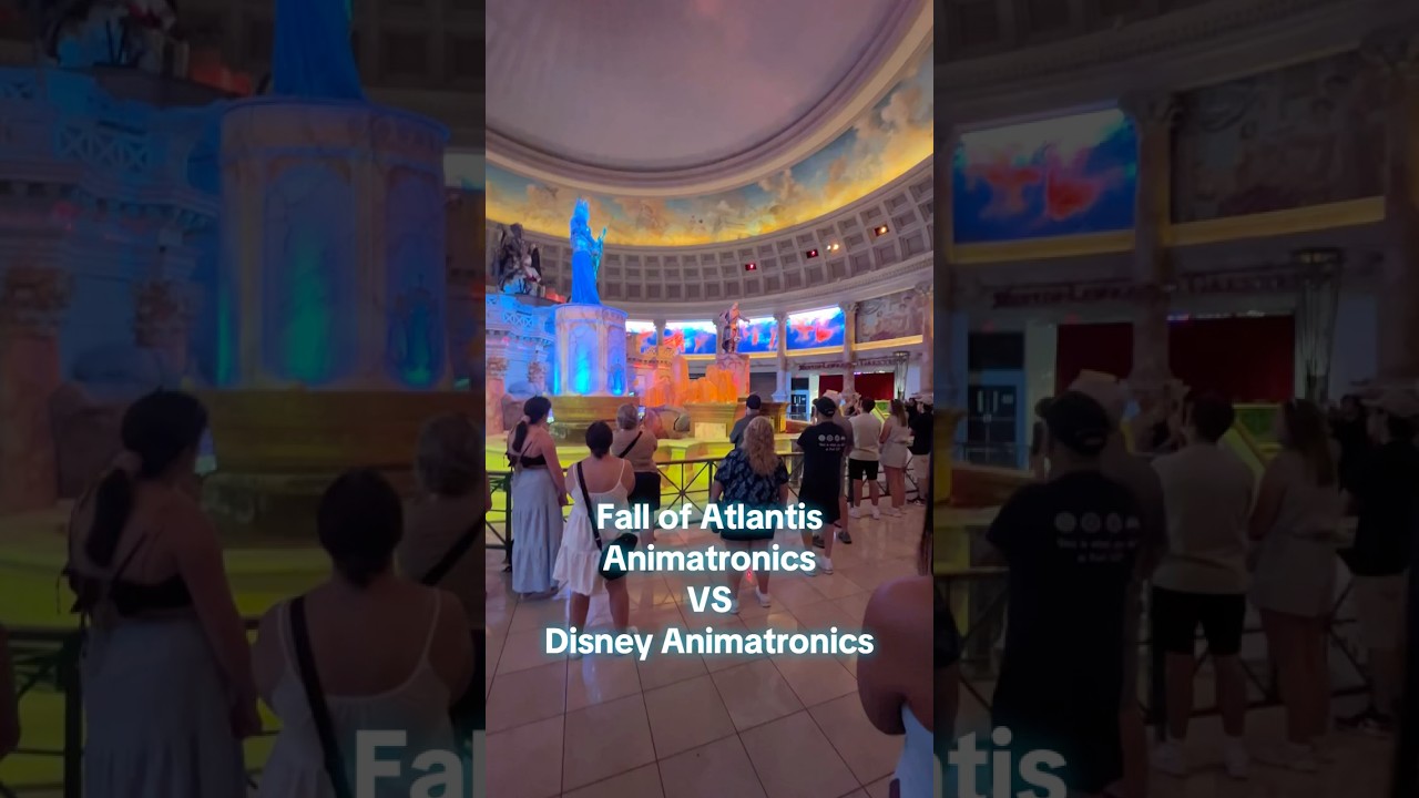 Fall of Atlantis Animatronics VS Disneylands 