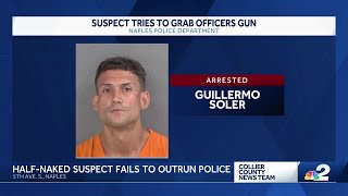 Naples man accused of grabbing at officer's gun while resisting arrest