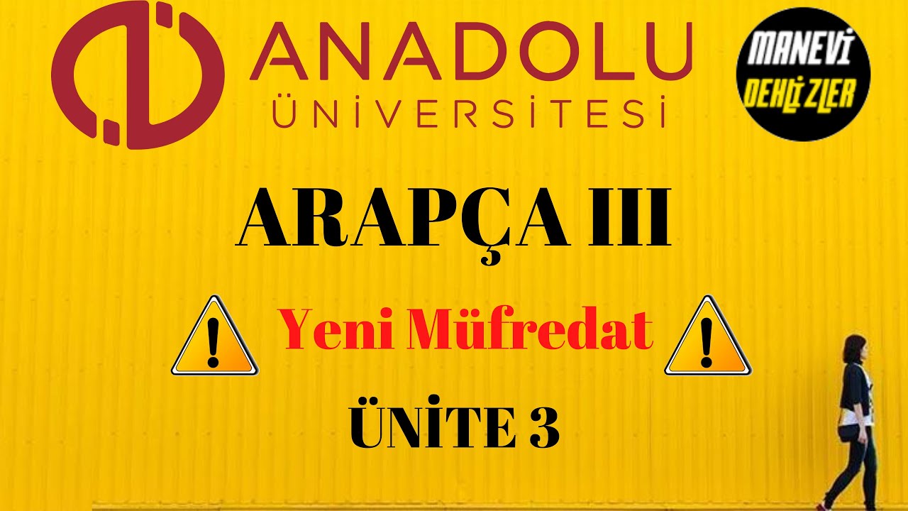 Arapça 3 Ünite 3 Muzari Fiilerde Edilgen Meçhul Yapı