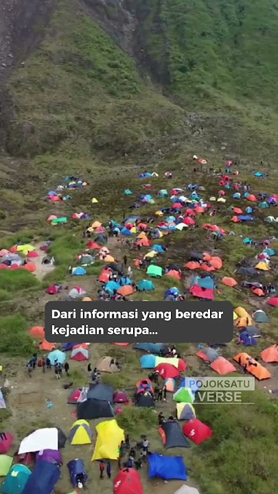 Upacara Bendera di Gunung Ini Ternodai oleh Tenda Goyang Saat Malam Hari #beritaterkini #beritaviral