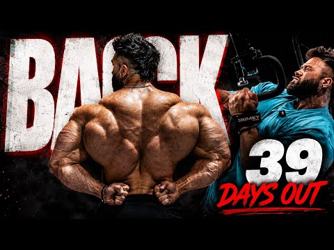 THIS BACK WORKOUT COOKED ME - 39 DAYS OUT