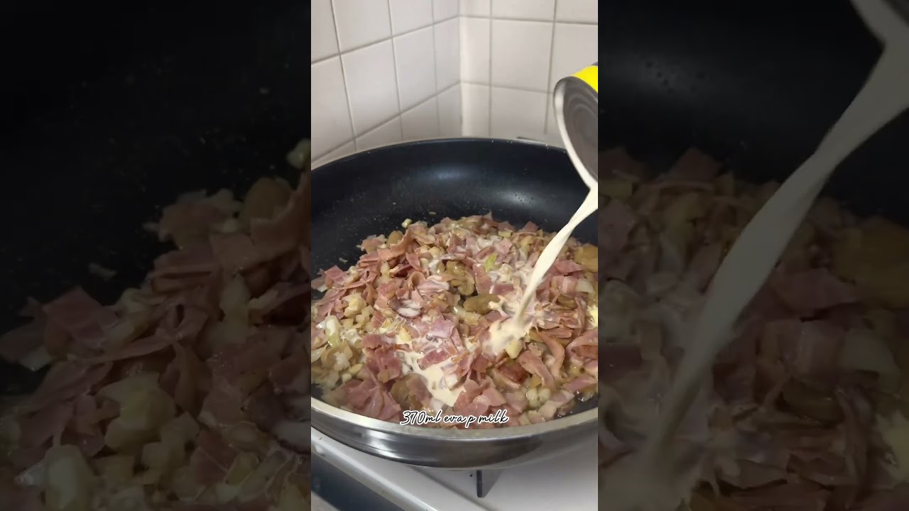 Baked Carbonara #carbonara #pasta #foodie #ulamideas #shorts #shortvideo #trending #shortsvideo