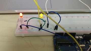 Led 2개를 PWM기능을 사용해서 밝기 조절