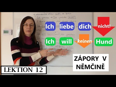 Video: Jak používat nichts v němčině?