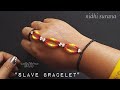 ⚜️Ring Bracelet/ How to make Slave Bracelet ||Seed beads Jewelry/Tutorial diy (0267)