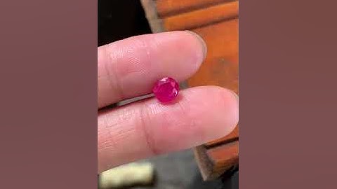 Ruby cắt giác nhỏ xinh màu đẹp #gem #ruby #daquy