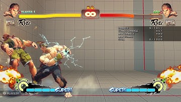 you ever go into sf4 training mode and just...