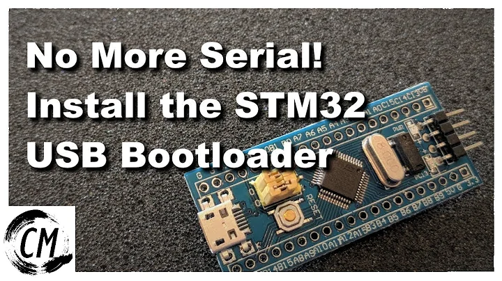 Installing the STM32 USB Bootloader, Easily! [SEE DESCRIPTION]