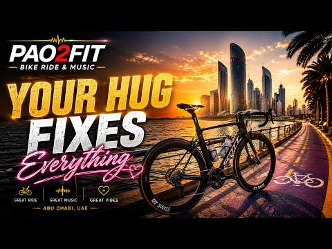YOUR HUG FIXES EVERYTHING ❤️ | Soulful R&B | PAO2FIT Bike Ride & Music