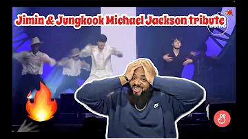 BTS Jimin & Jungkooks dance to Michael Jackson's "Black or White" Festa 2018 | REACTION