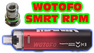 Wotofo SMRT POD KIT | SMOK RPM Rebuildable Coil