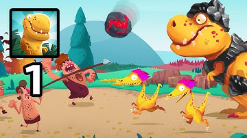 Dino Bash - Defend & Fight Gameplay - Part 1 (Android,IOS)