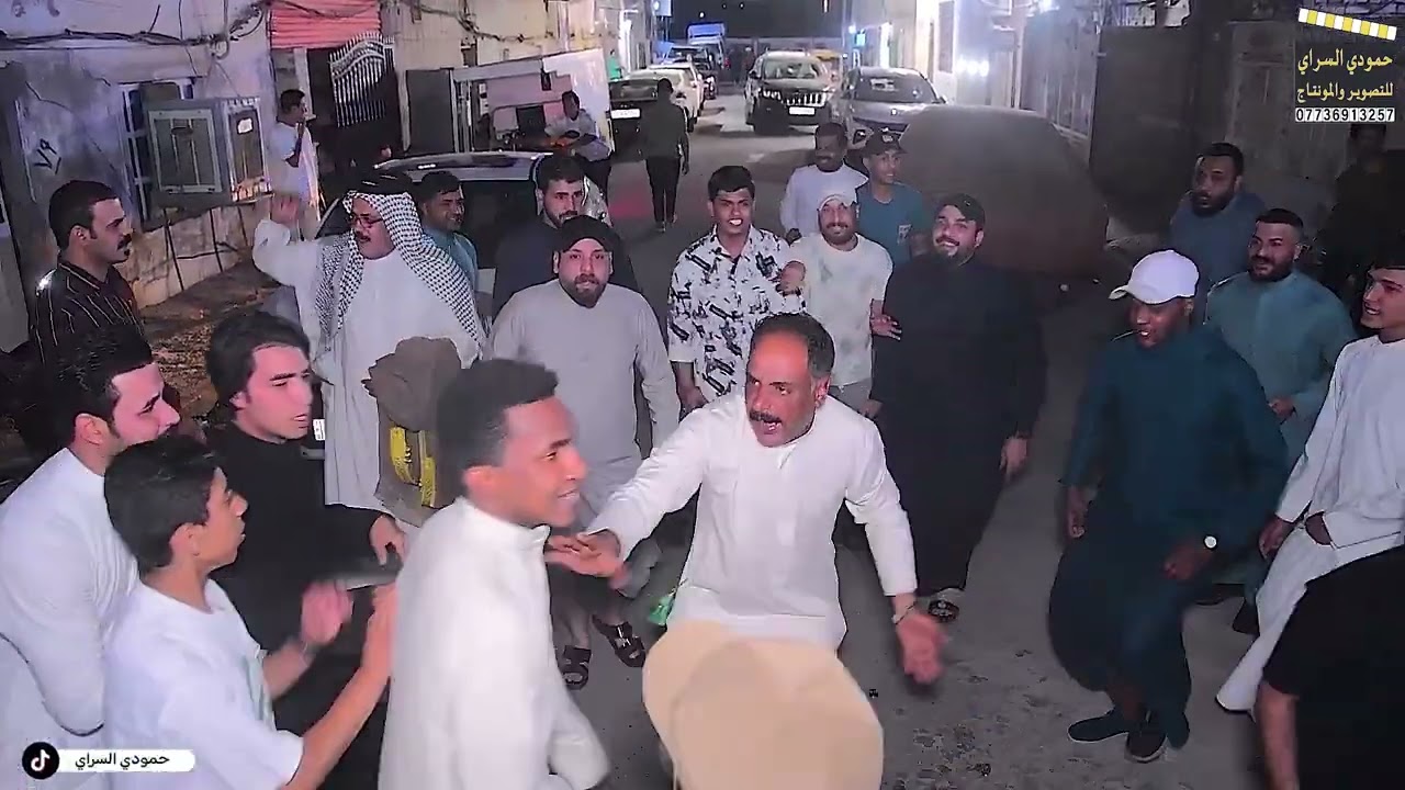 بحضور مهاويل الكرخ والرصافة حفل عقد قران علي عادل اخ الحاج فقار العبودي الف الف مبروك