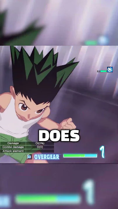 Gon Rock Combo #animegames #globku #hunterxhunter