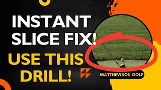 Fix your slice forever with this simple drill.