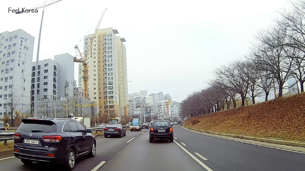 Yeongdeungpo City 4K- Seongsan Bridge Drive -Korean driving video