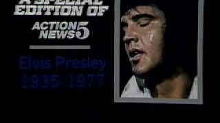 Memphis Local News the Day Elvis Died - WMC Action News 5 Open   08-16-1977