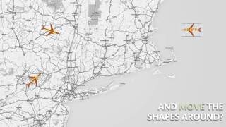 Geographical information system in PowerPoint with DataPoint