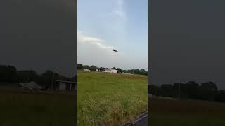 Love e- flite plane flying the F18 Hornet jet sunset flight
