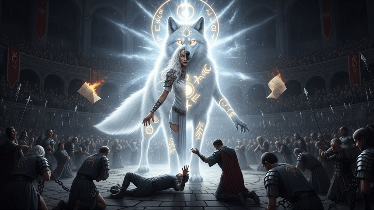 THE PACK MOCKED HER AT TRIAL, DEMANDING SHE SHIFT — A WHITE LUNA WOLF EMERGED AND SILENCED THEM ALL