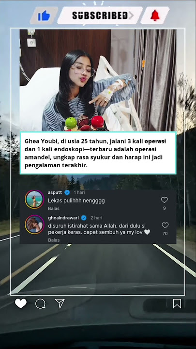 Ghea Youbi Jalani 3x Op | Terakhir Amandel #viralshort #trendingshorts