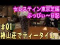 【ホテル椿山荘東京】#01 ロビーラウンジ「ル・ジャルダン」で、ティータイム！《ぶっぴ～、ホテルセレスティン東京芝編》