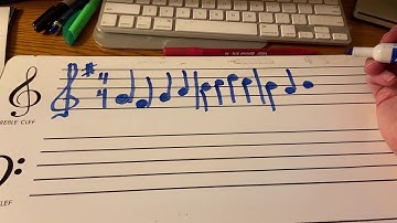 4th Grade-Creating a melody with stepwise movement and quarter notes!