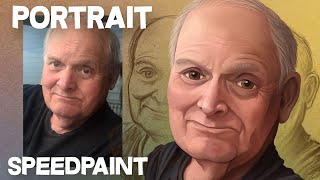  Digital Portrait Speedpaint On Adobe Fresco