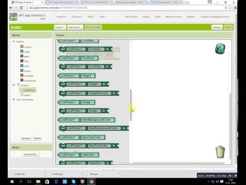 MIT App Inventor using ListPicker and Label
