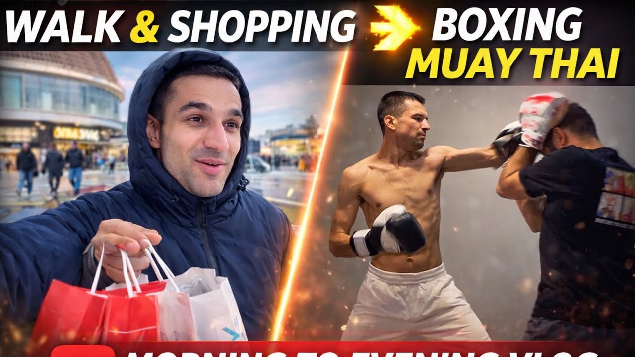 Morning Walk & Mall Shopping 🛍️ | Evening Muay Thai Boxing 🥊 | Daily Life Vlog 