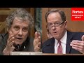 'It's A Little Bit Rich To Be Lectured By The Chairman': Toomey, Brown Argue During Hearing