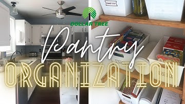 DOLLAR TREE PANTRY ORGANIZATION | FRUGAL LIVING