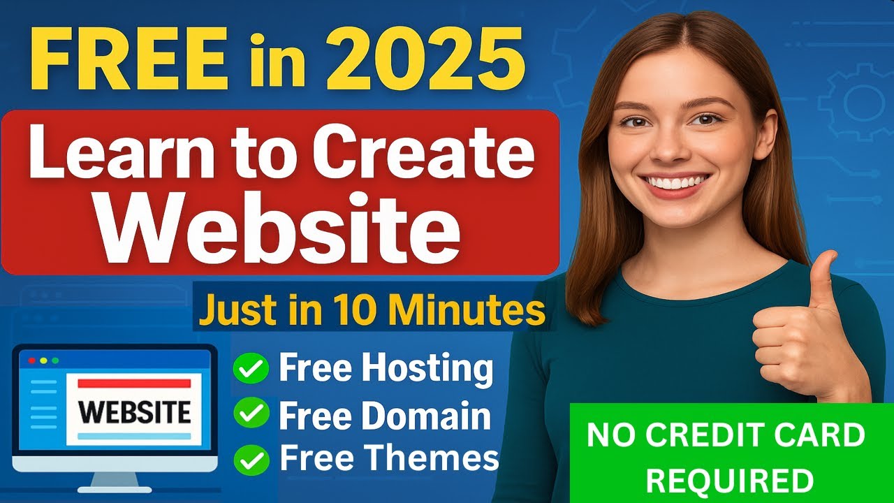 How to Make a FREE Website | Website Kaise Banaye 2025 | How to create ...