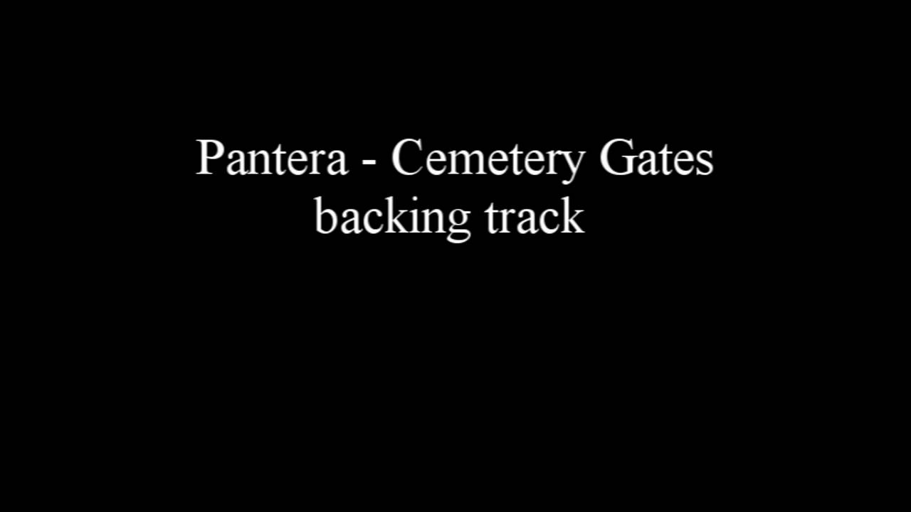 Pantera cemetery gates mp3 скачать