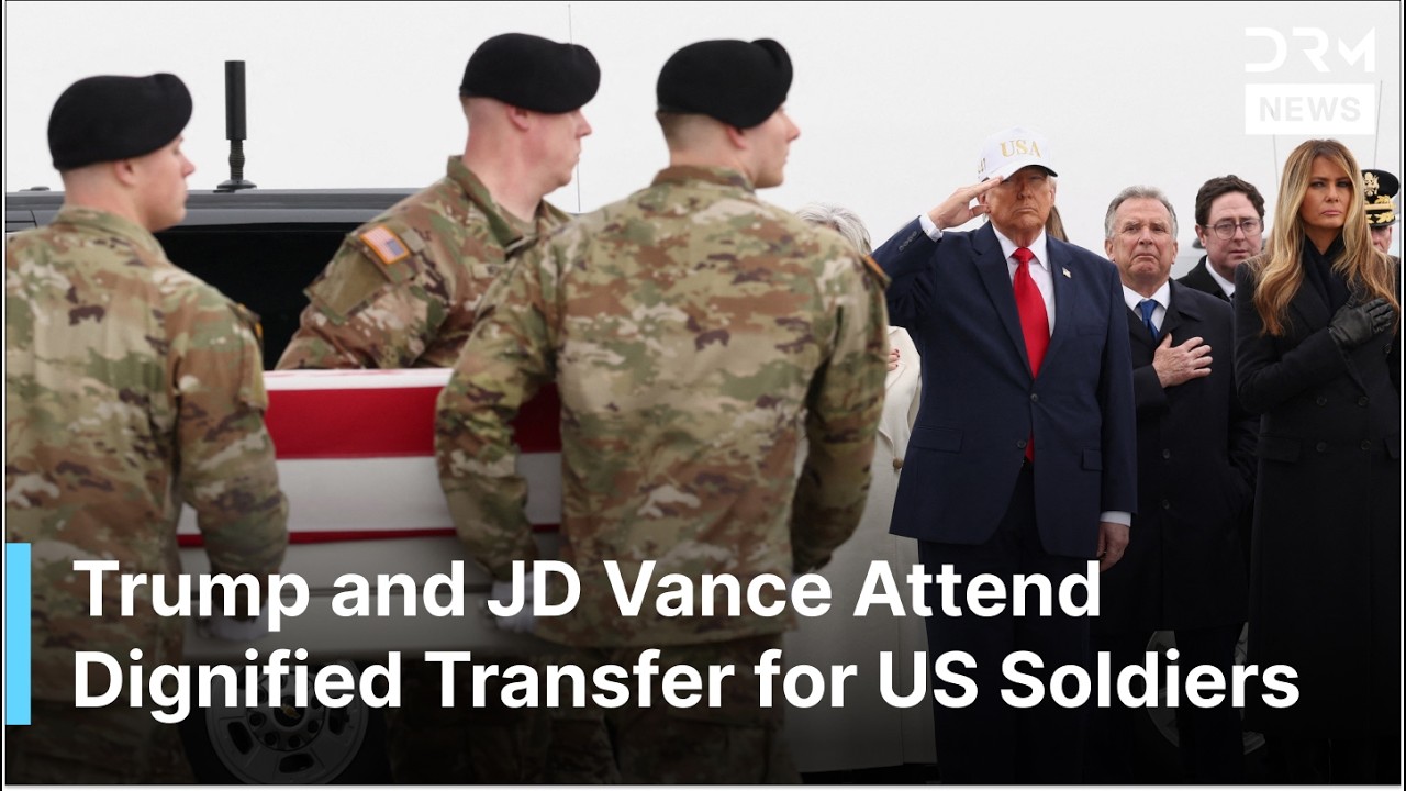 President Trump, JD Vance, Military Leaders Pay Tribute to US Soldiers Killed in Iran War | AK1G