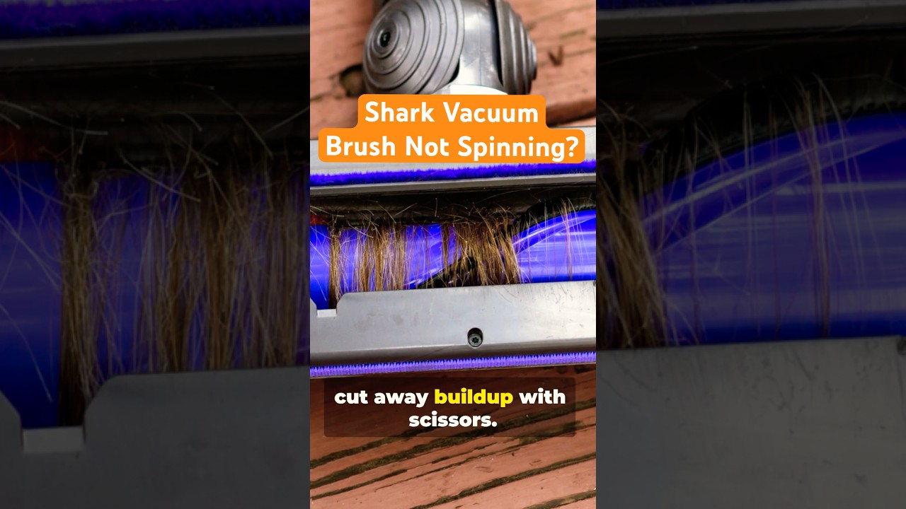 Shark vacuum brush not spinning?  Common Causes and Solutions  