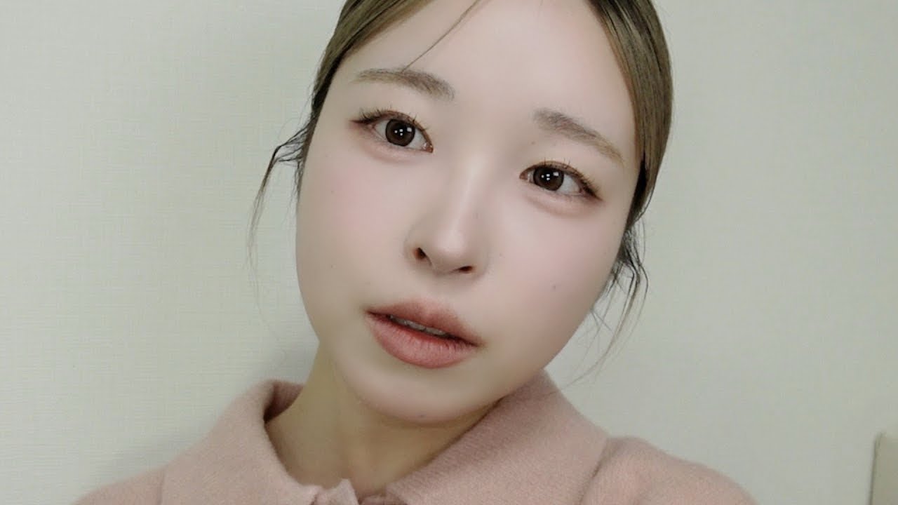 【春メイク】奥二重×薄肌でも腫れないピンク🌸じゅわっと血色メイク