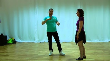 Zouk Germany. Advanced. 27.01.15. Head movements behind the lady.